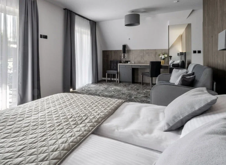 Apartament jest elegancki i przestronny