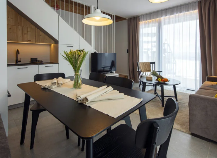 Apartament Loft Relax 6+2 oferuje dużo przestrzeni i aż 3 sypialnie