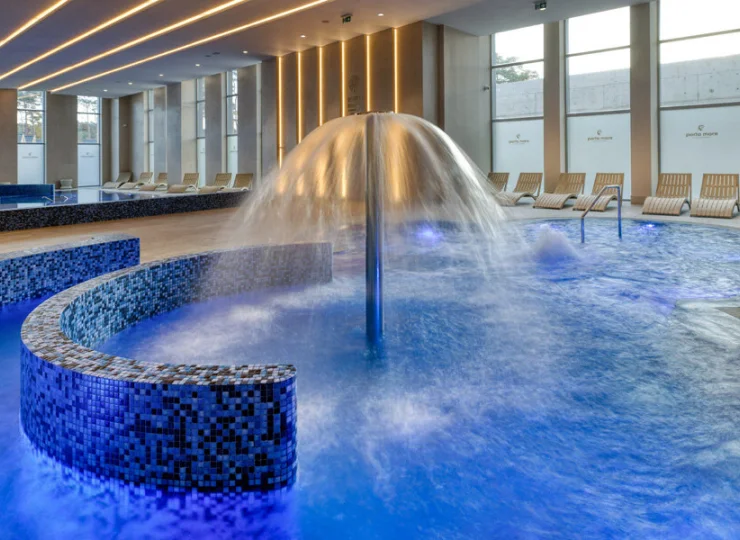 Strefa wellness została bardzo estetycznie zaaranżowana