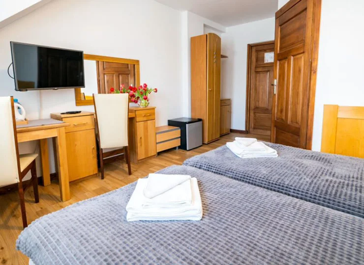 Pokoje typu deluxe mają balkon