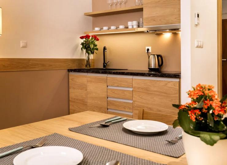 Wszystkie apartamenty są bardzo funkcjonalne