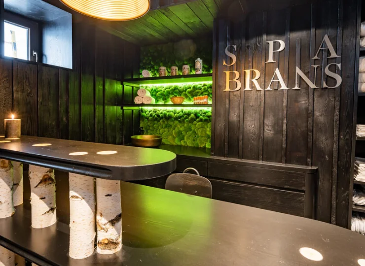 Recepcja hotelowego spa