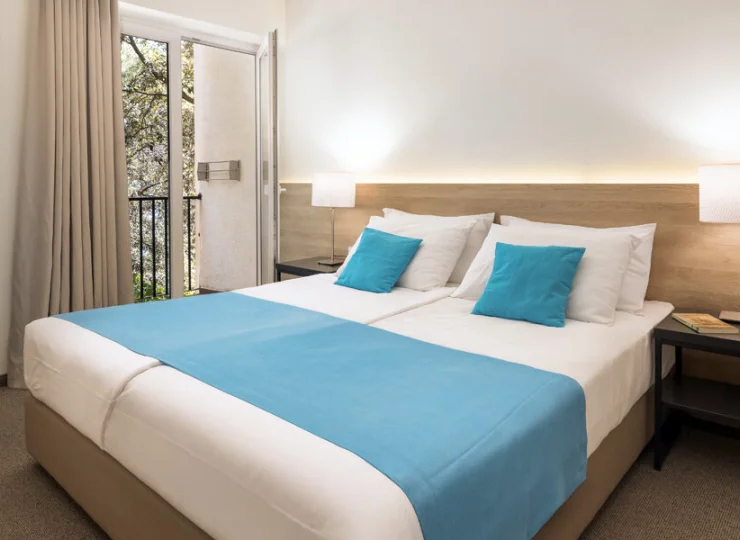 Sypialnia apartamentu superior od strony morza