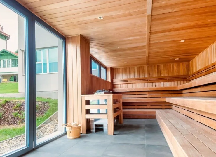 Strefa saun oferuje aż 5 rodzajów łaźni