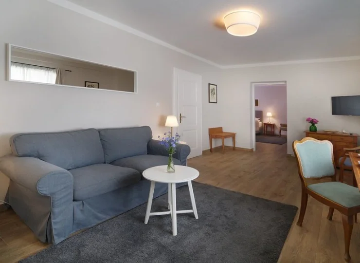 Możecie też zamieszkać w apartamencie w jednym z trzech Domków Ogrodnika