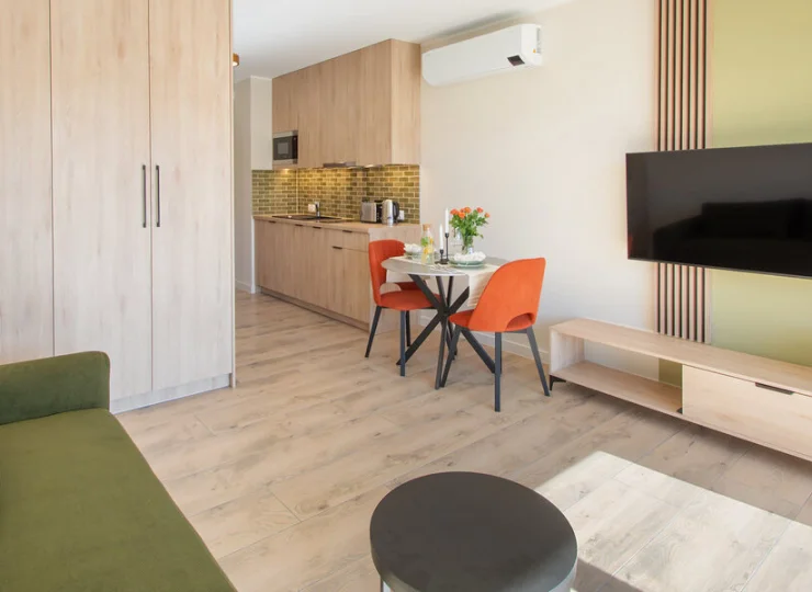 Apartamenty są eleganckie i nowoczesne