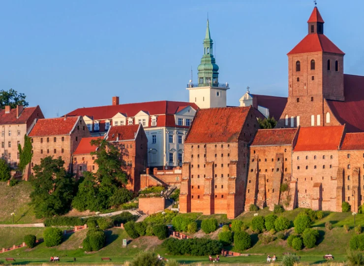 Stare Miasto w Grudziądzu - widok od strony Wisły
