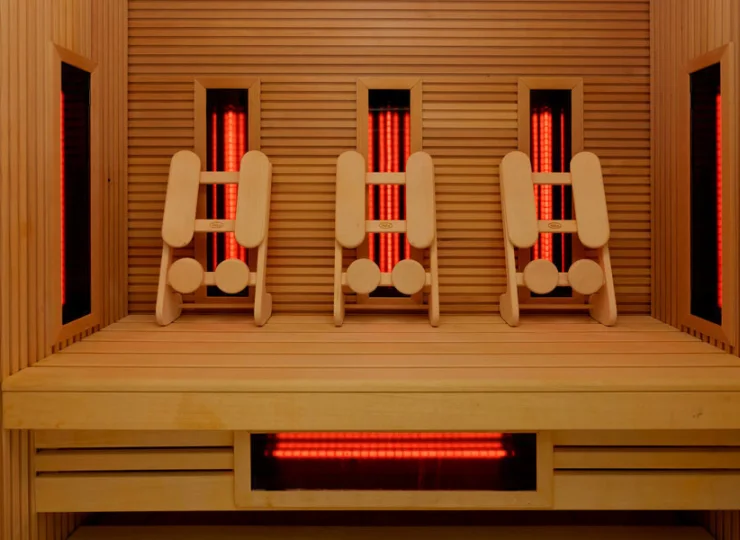 Fińska, infrared (na zdjęciu) i łaźnia parowa