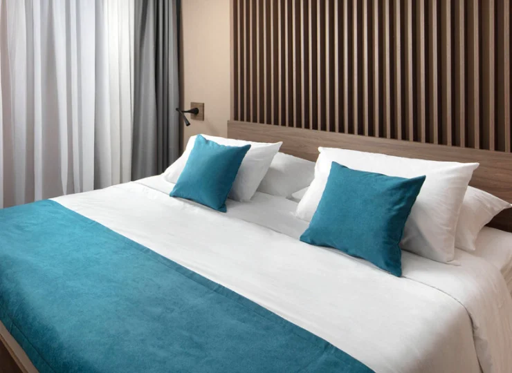 Pokój 2-osobowy classic ma podwójne łóżko i widok na park