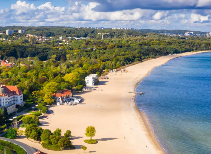 Plaża w Sopocie jest piękna przez cały rok