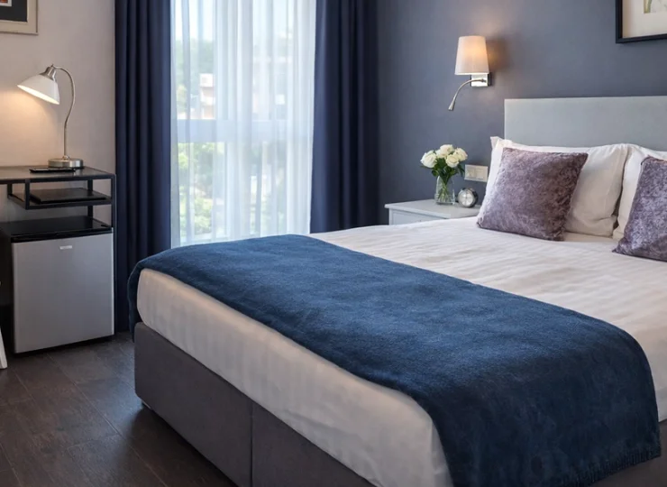 Pokój 2-os. z wyjściem na taras w budynku głównym