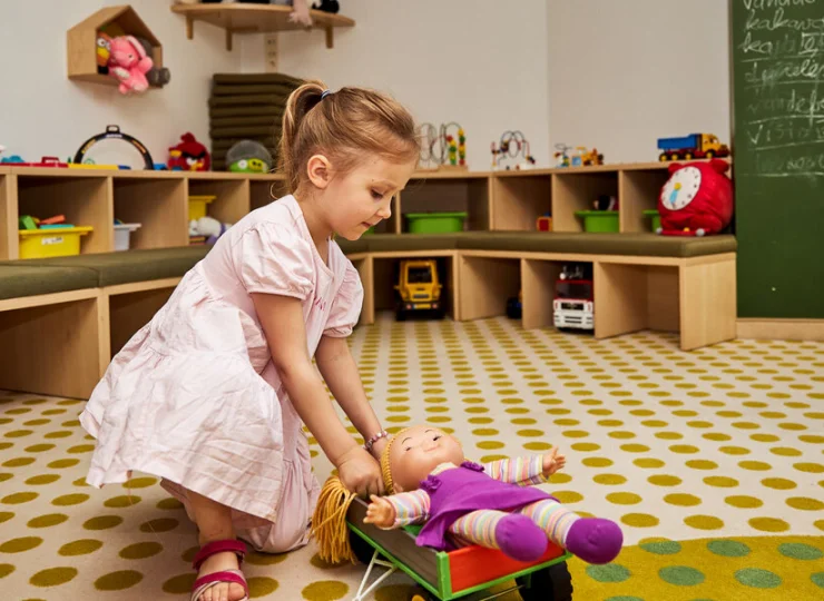 Dla dzieci przygotowano salę zabaw