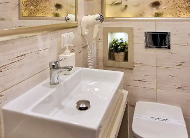 Każdy pokój ma własną łazienkę