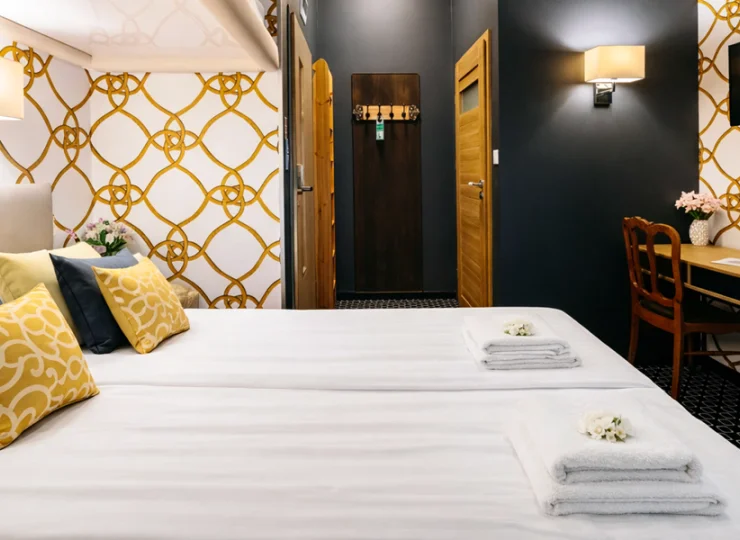 Wnętrza urządzono w oryginalny sposób