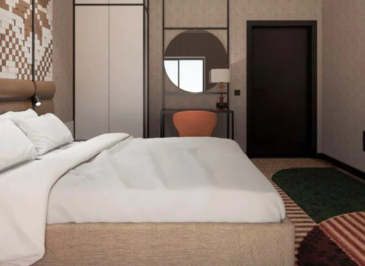 Sypialnia aprtamentu Executive Suite