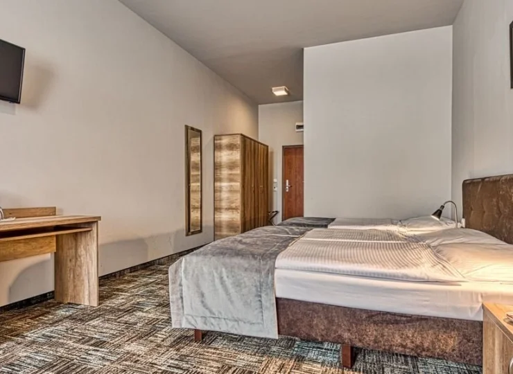 Pokoje komfort mają nowocześniejszy wystrój od pokoi ekonomicznych