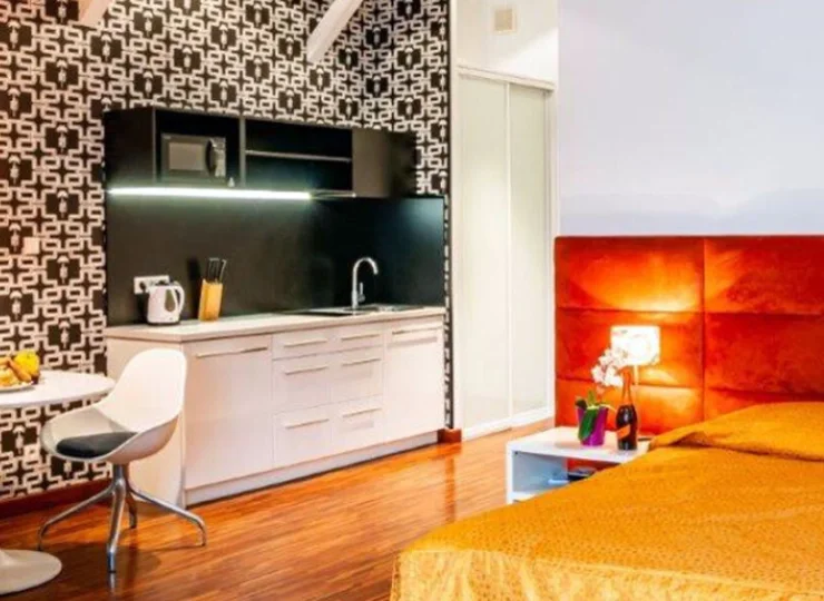 Studio 2-os. PopArt to wygodna przestrzeń z aneksem kuchennym