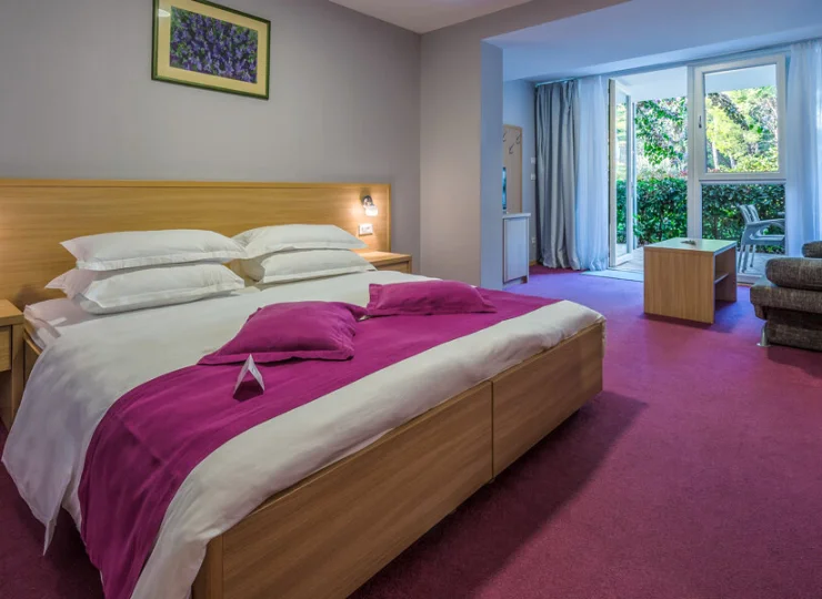 Pokoje są utrzymane w różnej kolorystyce