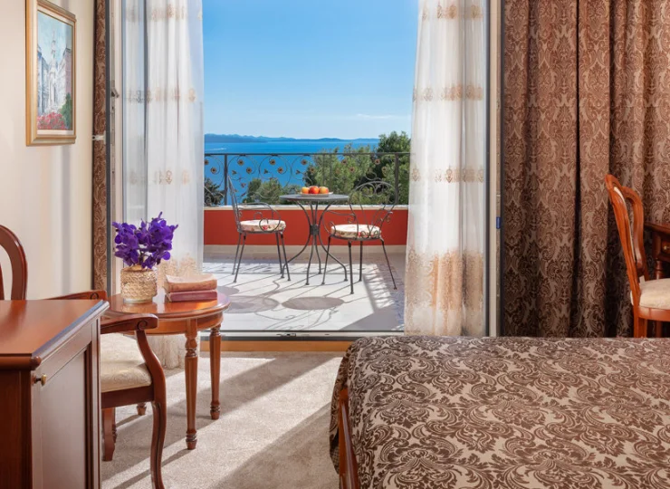 Pokój superior z balkonem to dodatkowy komfort pobytu