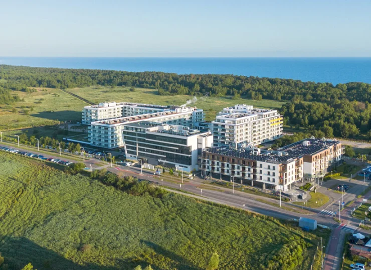 Hotel jest położony w zacisznej części Kołobrzegu