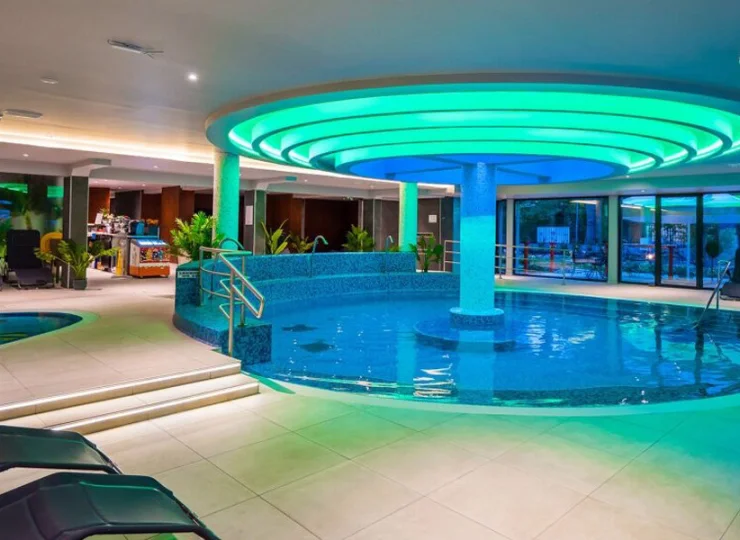 Hotel dysponuje strefą wellness o wielkości odpowiedniej dla 60 pokoi