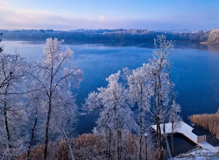 Na malownicze Mazury warto wybrać się także zimą