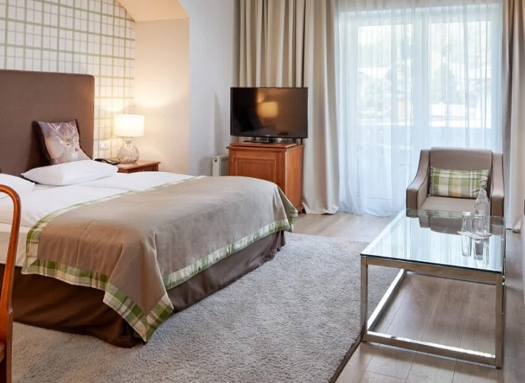 Nazwy pokoi (S, M, L) odzwierciedlają ich nieprzeciętną powierzchnię