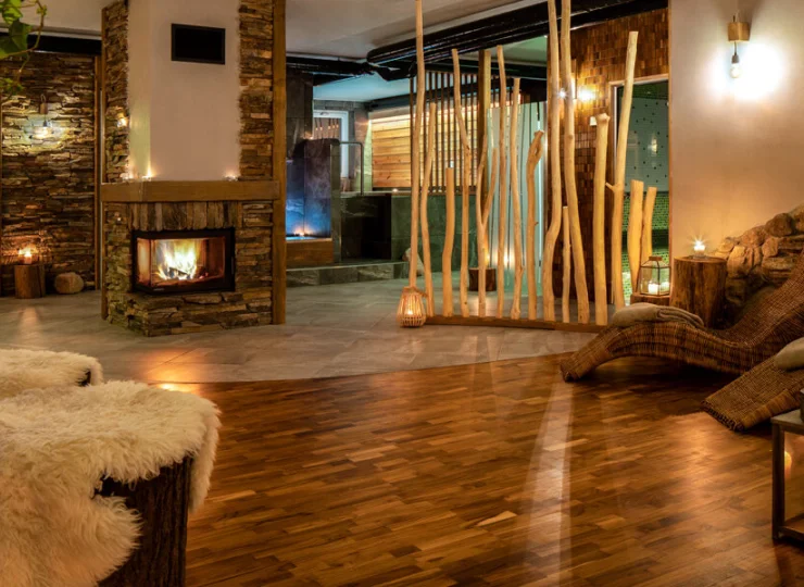 Hotel posiada strefę wellness ze światem saun