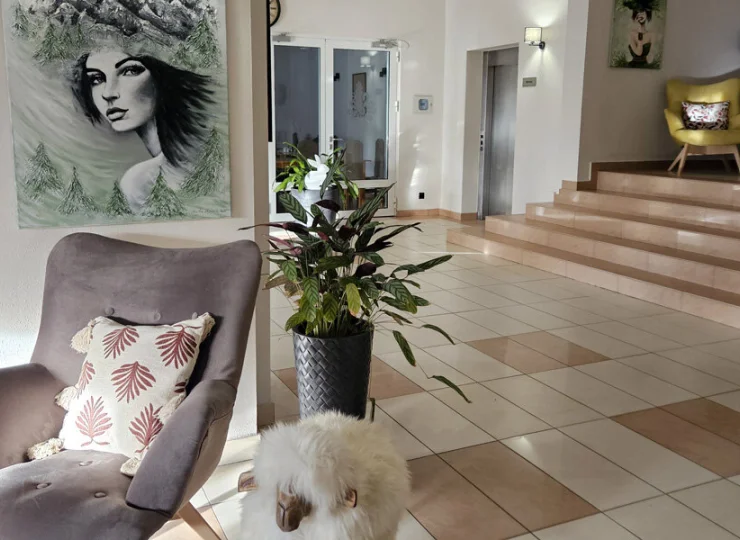 Lobby hotelu jest świeżo po remoncie