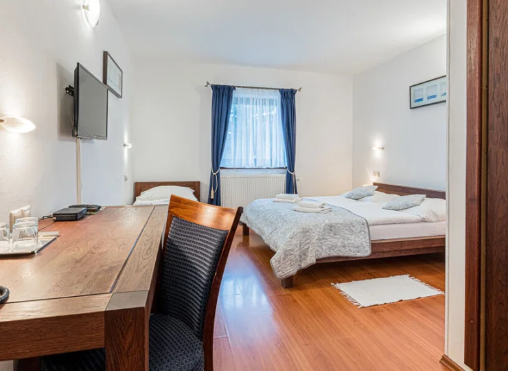W hotelu przygotowano również pokoje 3-osobowe