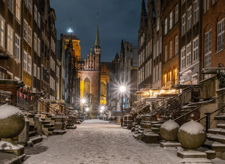 Gdańsk jest piękny też w zimowej szacie