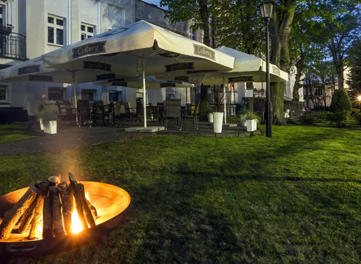 Hotel posiada zadbany ogród