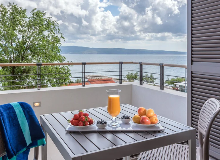 Każdy pokój ma własny balkon