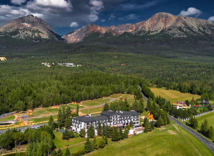Hotel Hubert jest przepięknie położony