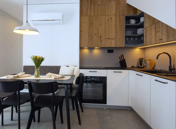 Aneks kuchenny jest w pełni wyposażony