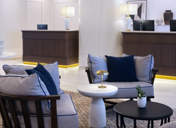 Recepcja jest dostępna dla gości przez całą dobę