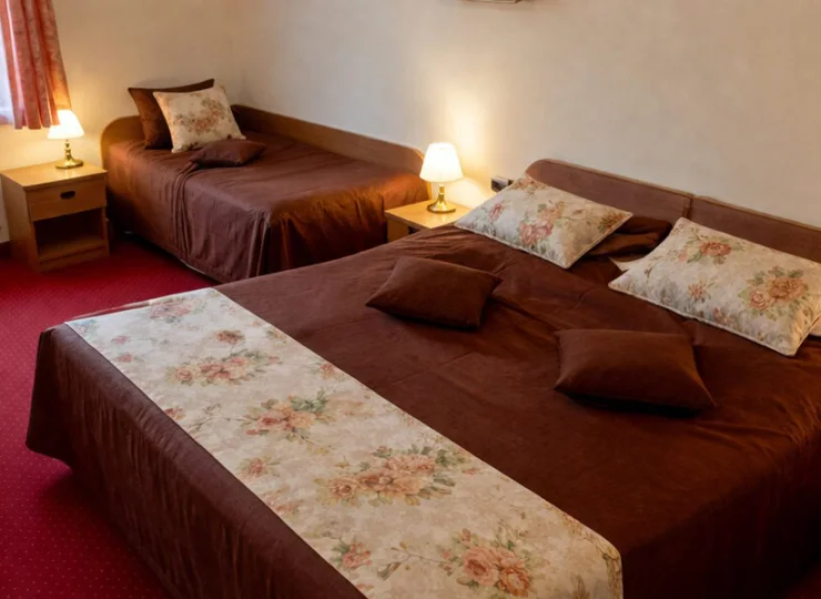 Na zdjęciu: pokój 2+1 (dla 2 dorosłych i 1 dziecka)