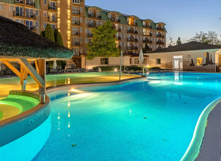 Hotel Europa Fit jest położony w węgierskim Heviz