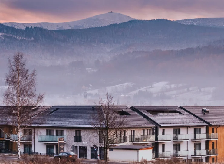 Z obiektu rozpościerają się piękne górskie panoramy