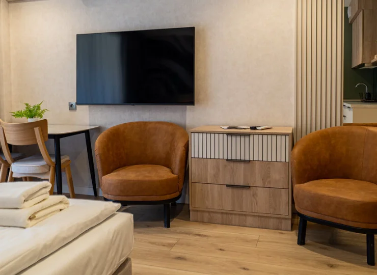 W obiekcie oddano także nowoczesne i komfortowe, zupełnie nowe apartamenty