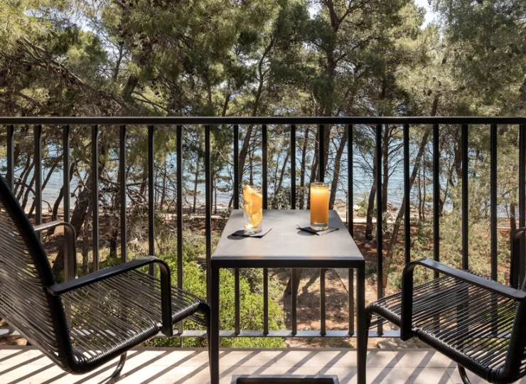 Balkon z widokiem na morze