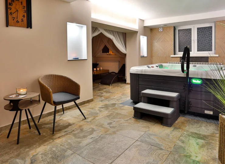 Obiekt dysponuje strefą wellness & SPA