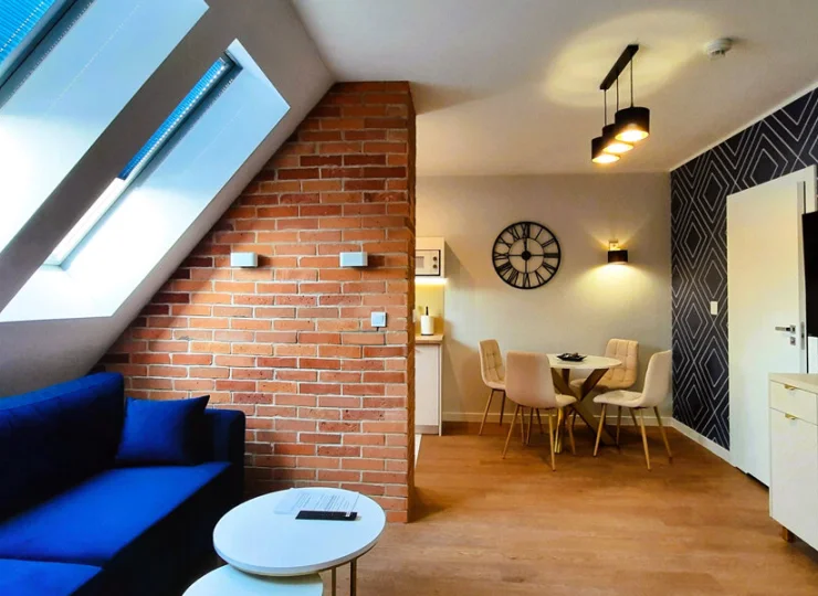 Można zatrzymać się w nowoczesnych apartamentach z aneksami kuchennymi