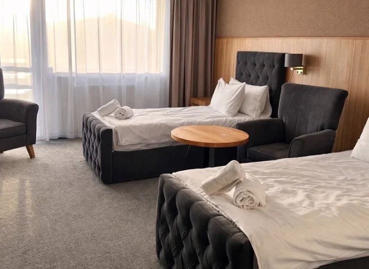 Pokój 2-os. deluxe twin to nowoczesny pokój z dwoma osobnymi łóżkami