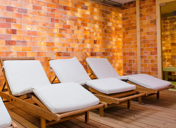 W hotelu jest grota solna