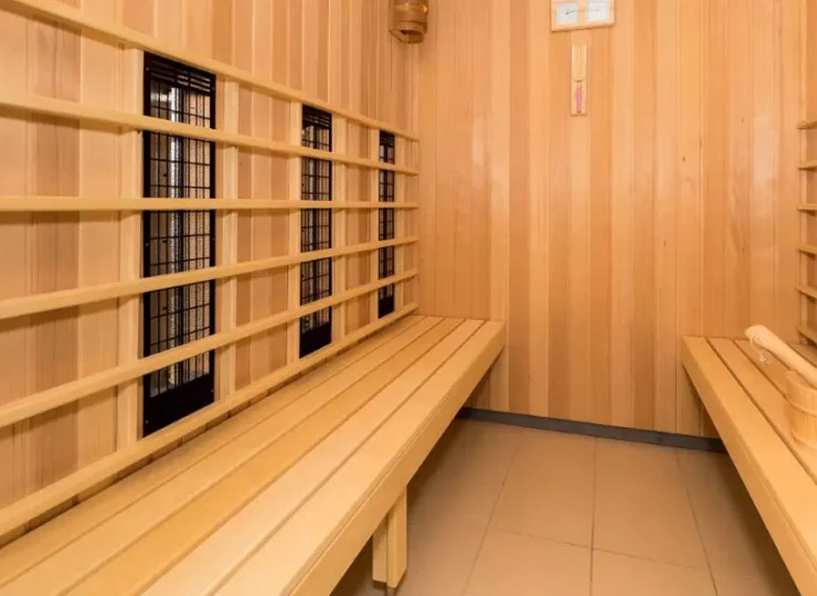 W saunie można się przyjemnie odprężyć