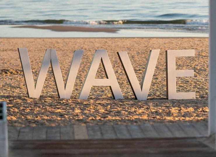 Instagramowa strefa Wave Beach Concept