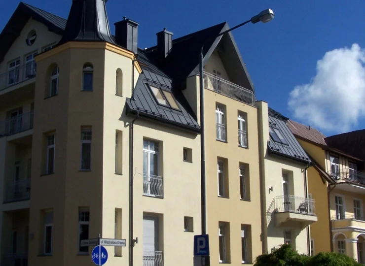 Hotel Villa Merry mieści się tuż przy promenadzie w Świnoujściu