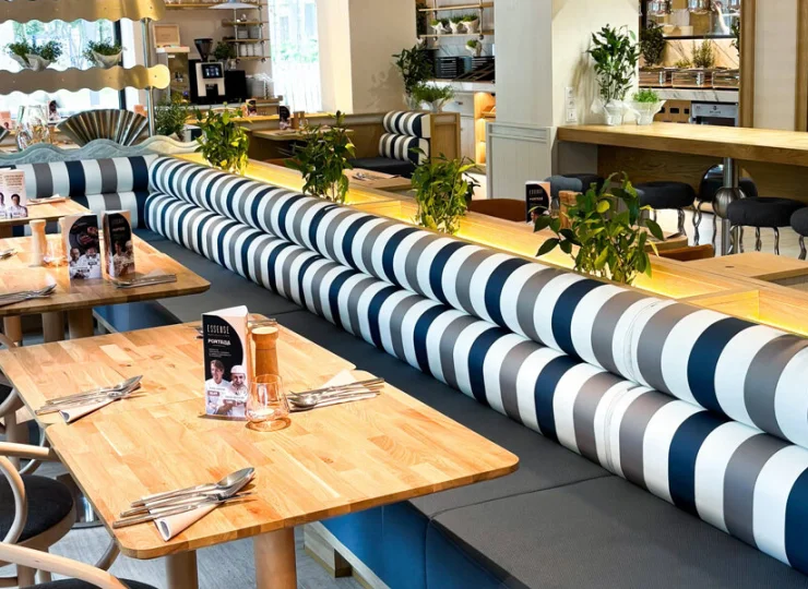 W resorcie mieści się elegancka restauracja