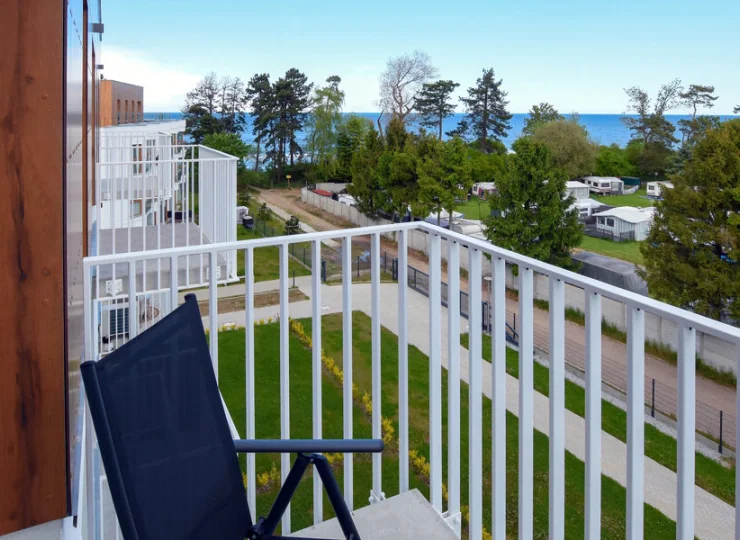 Każdy apartament ma własny balkon